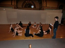 March 25, 2011 "In Between" back stage 